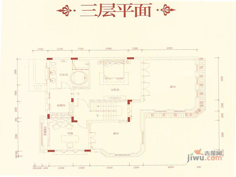 朗润园普通住宅287㎡户型图