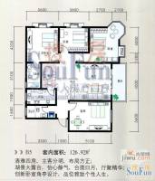 桂湖景苑4室2厅2卫户型图