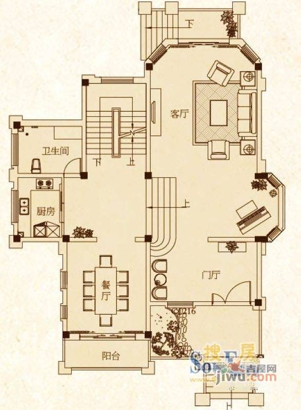 桂林奥林匹克花园普通住宅145.1㎡户型图