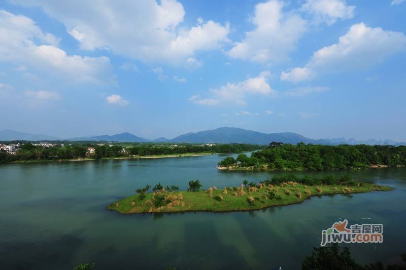 漓江蓝湾实景图图片