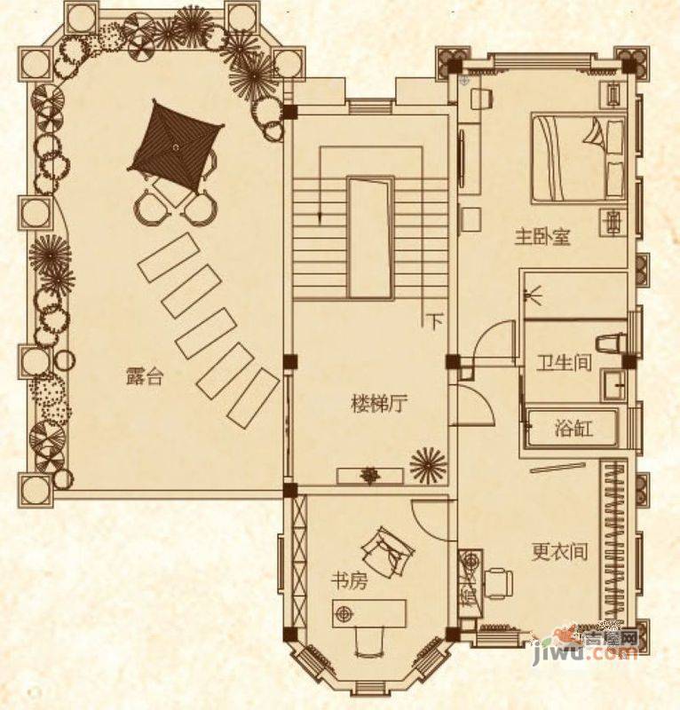 桂林奥林匹克花园3室2厅2卫114.7㎡户型图