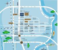 水岸新城位置交通图图片