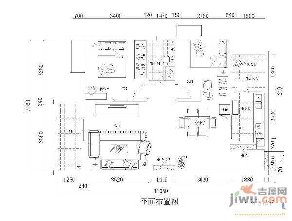 福泰御林湾3室2厅2卫户型图