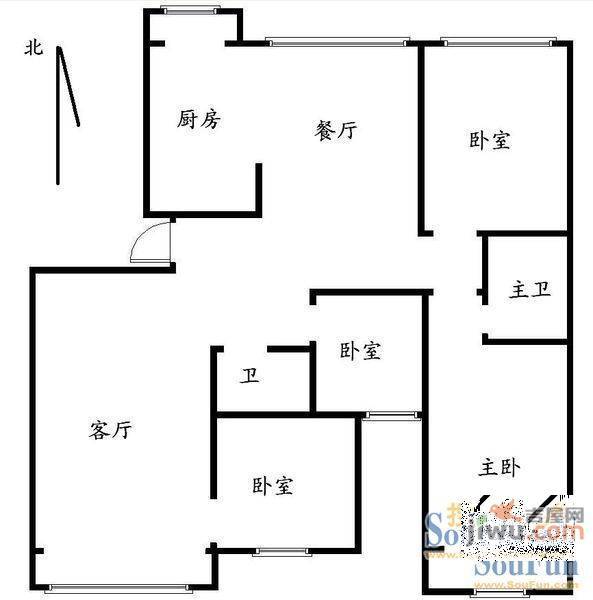 隐龙居2室2厅1卫户型图