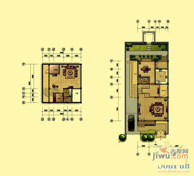 棠溪人家普通住宅46㎡户型图