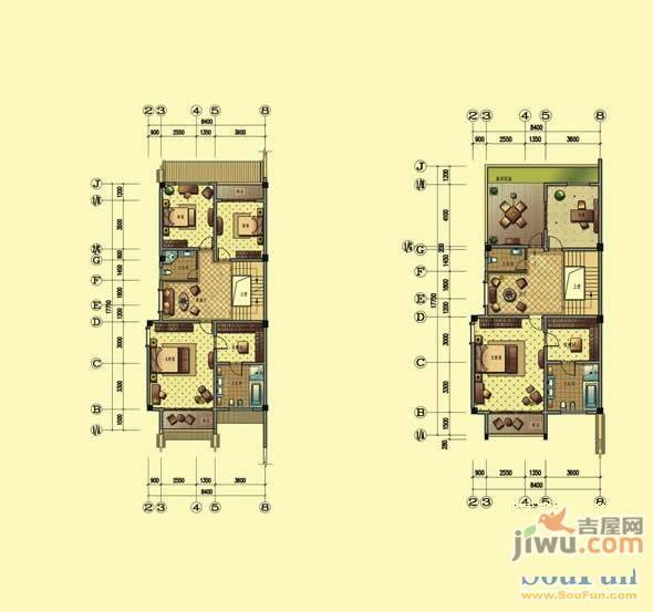 棠溪人家普通住宅46㎡户型图