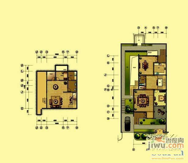 棠溪人家普通住宅46㎡户型图