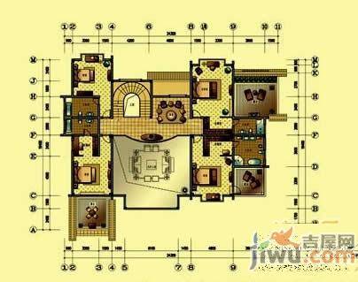 棠溪人家普通住宅46㎡户型图