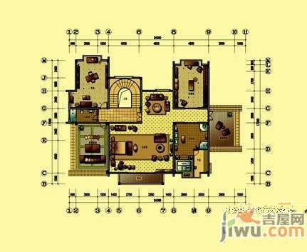 棠溪人家普通住宅46㎡户型图