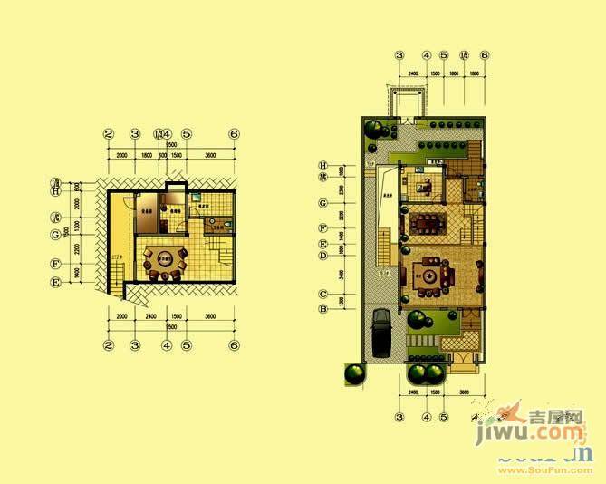 棠溪人家普通住宅46㎡户型图