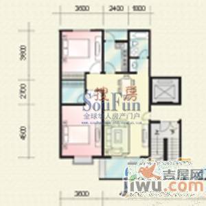 金地雅苑2室2厅1卫85.3㎡户型图