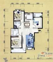 蓝鼎滨湖假日枫丹园3室2厅2卫116.8㎡户型图