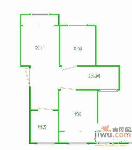 中环东方名景4室2厅2卫142㎡户型图