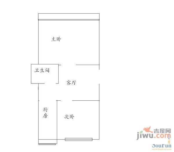 铜陵新村2室1厅1卫70㎡户型图