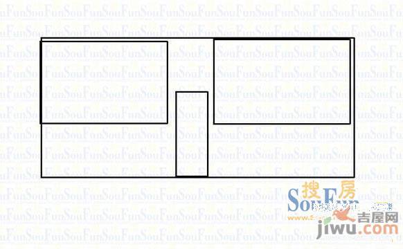 公交锦绣园3室2厅2卫户型图