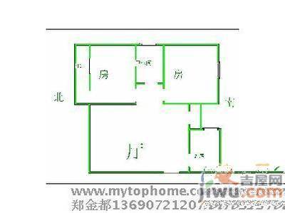 铜陵新村2室1厅1卫70㎡户型图