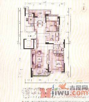 铜陵新村2室1厅1卫70㎡户型图