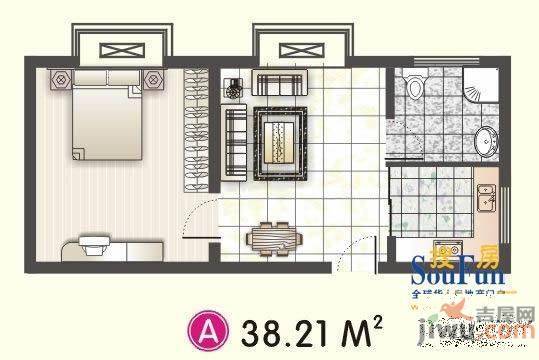 铜陵新村2室1厅1卫70㎡户型图