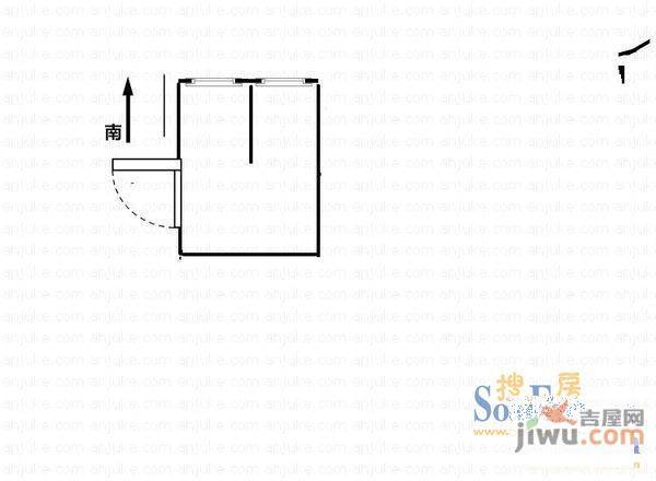 汇馨小区3室2厅1卫户型图