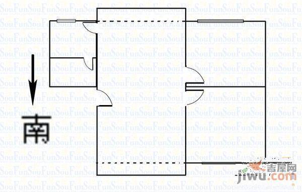 建苑雅居3室2厅2卫户型图