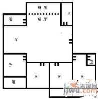 新荷园3室2厅2卫户型图