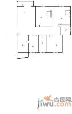 元一美邦国际3室2厅1卫144㎡户型图