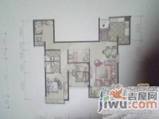 阳光上南3室2厅2卫105㎡户型图