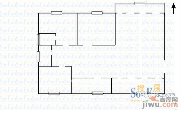 兴丰苑2室1厅1卫户型图