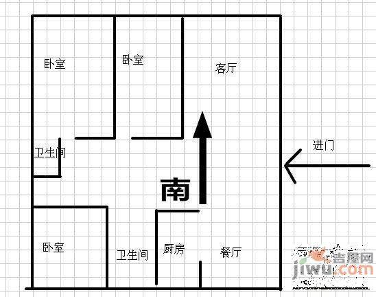 琥珀花园村3室2厅1卫185㎡户型图