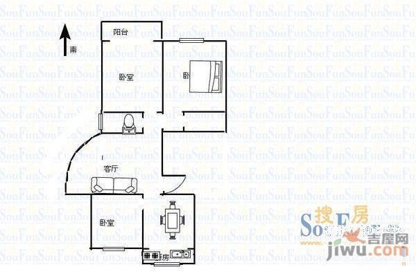 丰乐苑4室2厅2卫162㎡户型图