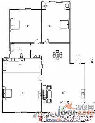 江南书苑5室3厅2卫210㎡户型图