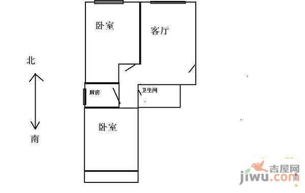 长乐苑2室2厅1卫户型图