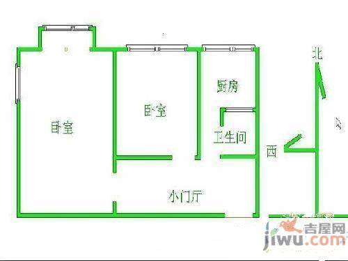 长乐苑2室2厅1卫户型图