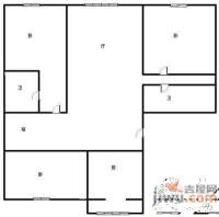 双井小区3室2厅1卫户型图