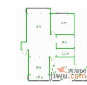 荣昌园2室2厅2卫户型图