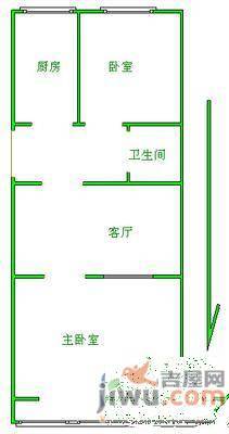 荣昌园2室2厅2卫户型图