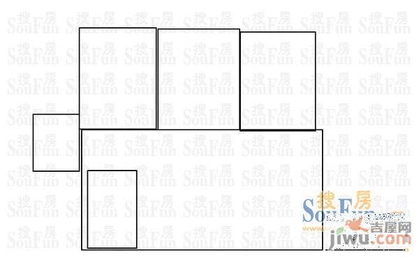 恒润河畔雅居2室2厅1卫88㎡户型图