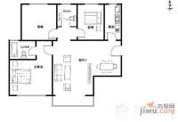始信花园3室1厅1卫87㎡户型图