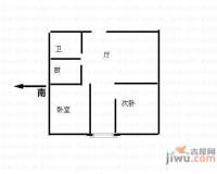 兴苑小区2室2厅1卫70㎡户型图