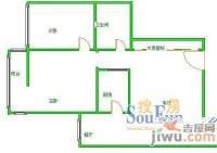 家和居2室2厅1卫户型图