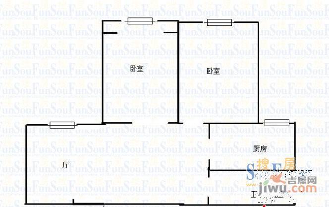 春华园3室2厅1卫129㎡户型图