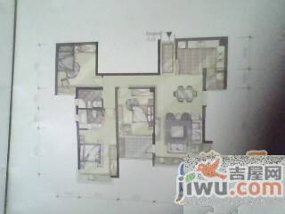 华源国际城3室2厅1卫125㎡户型图