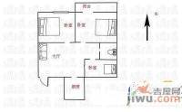 仙居苑3室1厅1卫70㎡户型图