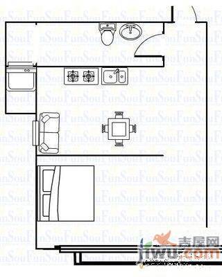 怡景苑3室2厅2卫124.2㎡户型图