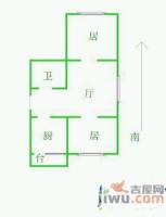 金水花园2室1厅1卫67㎡户型图