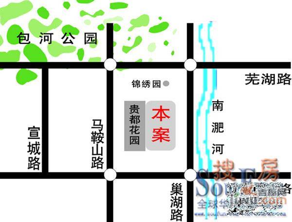 滨水华城位置交通图图片