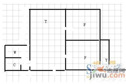 文忠苑2室2厅1卫户型图