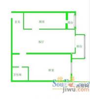 利恒嘉苑1室1厅1卫户型图