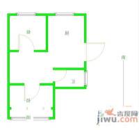 金濠小区2室1厅1卫67㎡户型图
