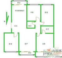 和平花园3室1厅1卫116㎡户型图